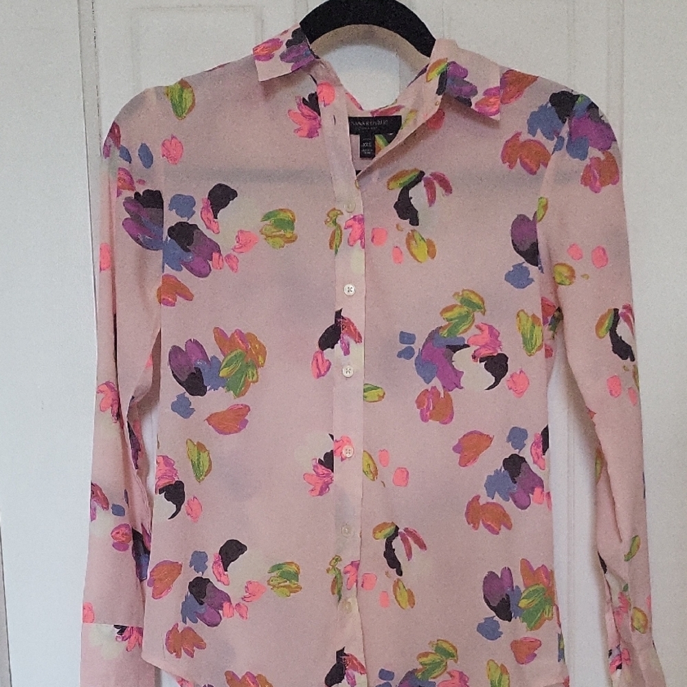 Banana Republic Multicolor Floral Shirt